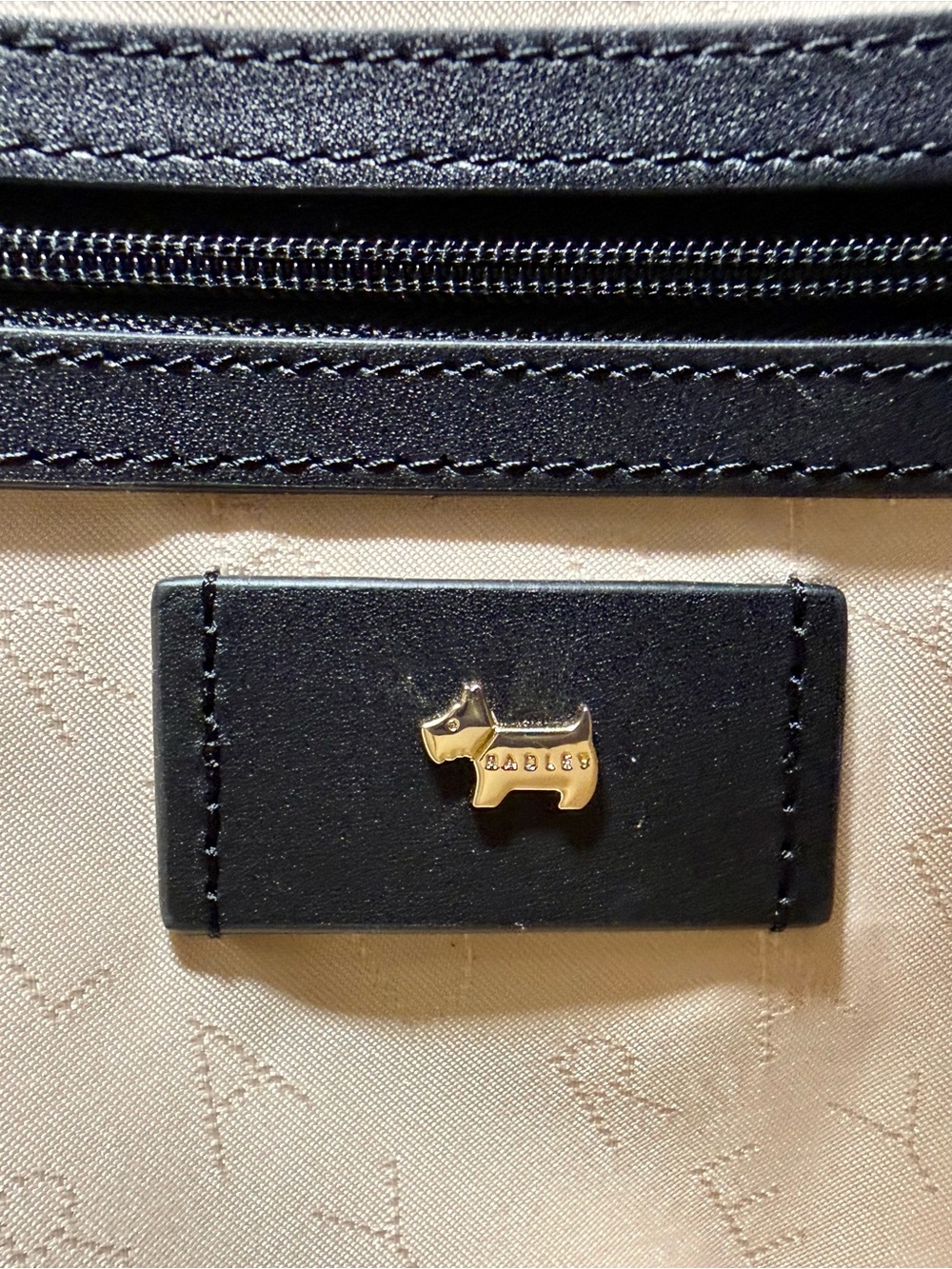 RADLEY LONDON Pockets Icon Backpack in Black Leather  ~LIKE NEW~ - Picture 4 of 5